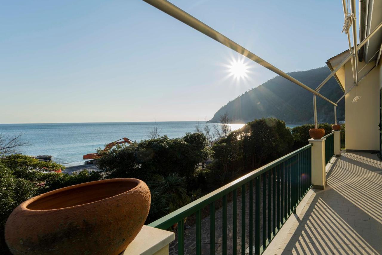111 - Casa La Secca Vista Mare, 100Metri Dalla Spiaggia E Mare Moneglia Kültér fotó