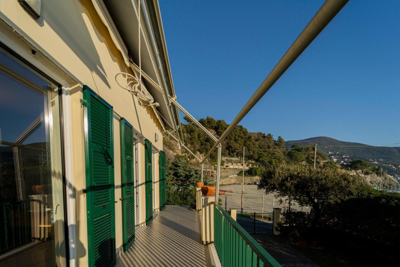111 - Casa La Secca Vista Mare, 100Metri Dalla Spiaggia E Mare Moneglia Kültér fotó